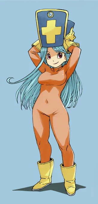ドラクエ3女僧侶さん(過去絵修正版)
アリアハン御一行の女僧侶とは別人のつもり。 