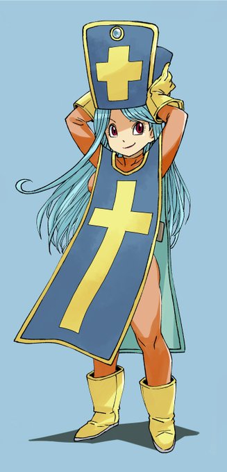 ドラクエ3女僧侶さん(過去絵修正版)
アリアハン御一行の女僧侶とは別人のつもり。 