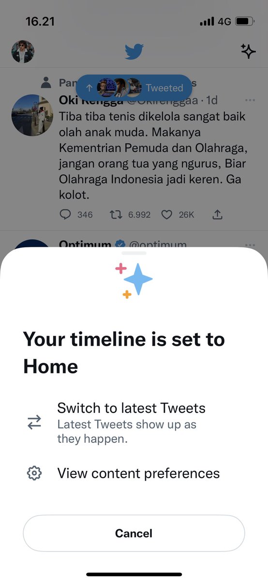 dsundah's tweet photo. Klik di Switch to the latest biar timeline lo balik normal. https://t.co/0wKeQin7Q9
