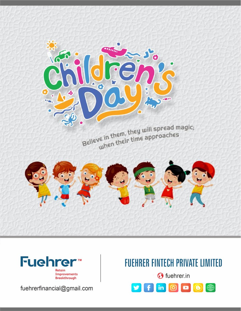 Fuehrer_fintech's tweet photo. There are somethings ,we can’t buy, one of such thing is our childhood….enjoy the spirit of children’s day @fuehrerfintech @axis_bank @icicibank @hdfcbank @myindianbank #Bajaj_Capital #fuehrergroup #fuehrerfintech #children #happychildrensday2022 #Spread #love #peace #Kindness https://t.co/rLXoYs17gA