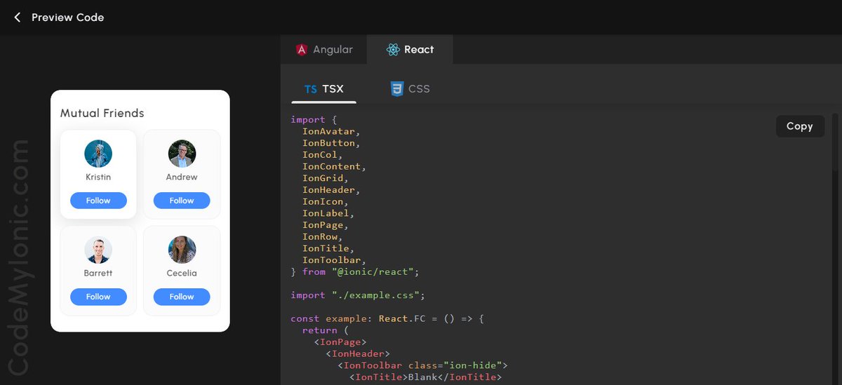 codemyionic's tweet image. React Support coming soon, stay tuned! 😃🎉
Visit: codemyionic.com

#ionicframework #reactjs #ComingSoon