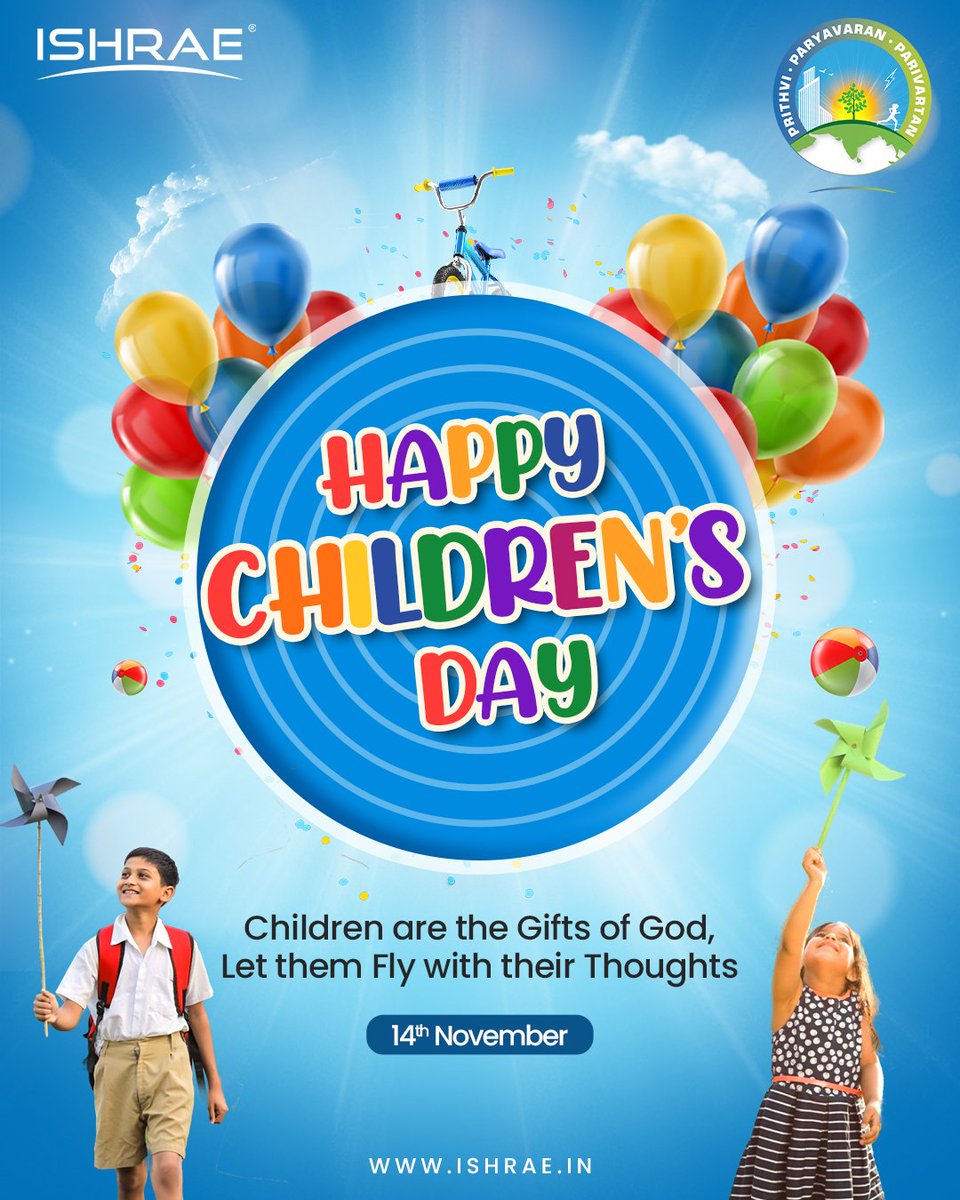 ishraehq's tweet photo. Let us all celebrate the innocence and purity of our kids. Let's make them feel precious in every way we can because they are our future.
Happy Children's Day.
#ChildrensDay2022 #childrensday #Hvac #Hvacr #Iskid #Ahrexpo #Ashrae #ishraechapters #happychildrensday2022 https://t.co/TExWRaP1Qd