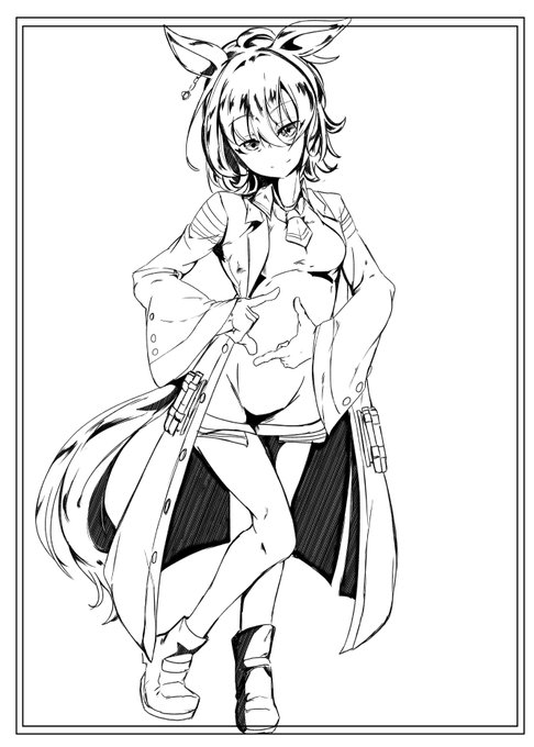 ポーズマニアックスウマ娘その1。アグネスタキオン 