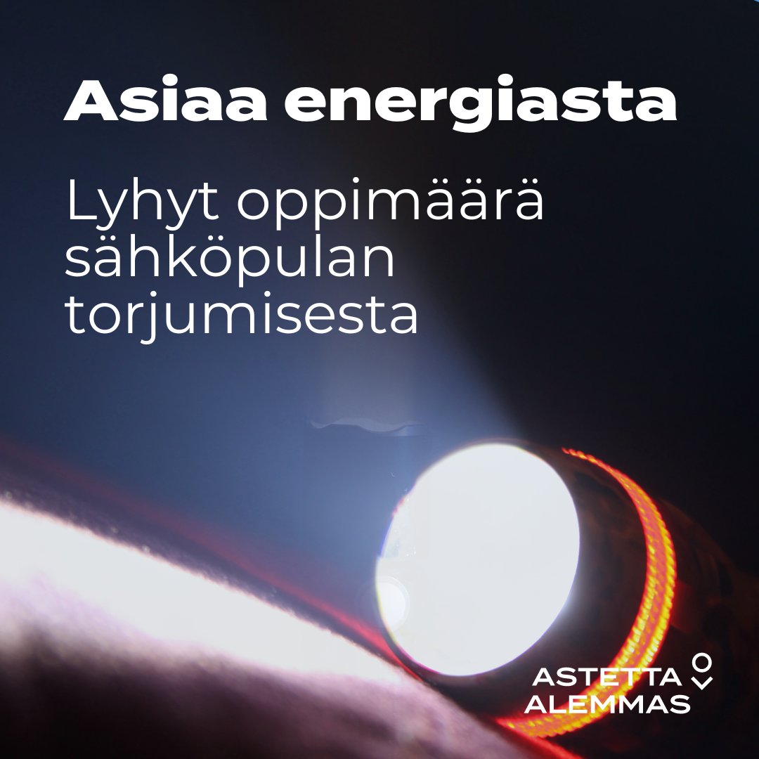 Illan lukusuosituksena jokaiseen kotiin Asiaa energiasta -uutiskirjeen lyhyt oppimäärä #sähköpula'n torjumisesta. 1: Toimi näin -ohjeet 2: Laitelista keskeisistä #kulutusjousto'a tarjoavista laitteista. #energianeuvonta #diy #astettalalemmas kuluttajien-energianeuvonta.motiva.fi/archive/show/5…