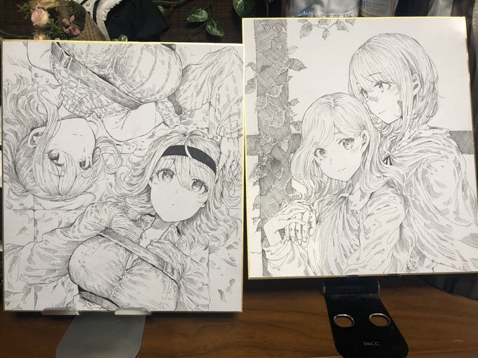 色紙とりあえず4枚描いた。
もうちょっと描けたら描きます 