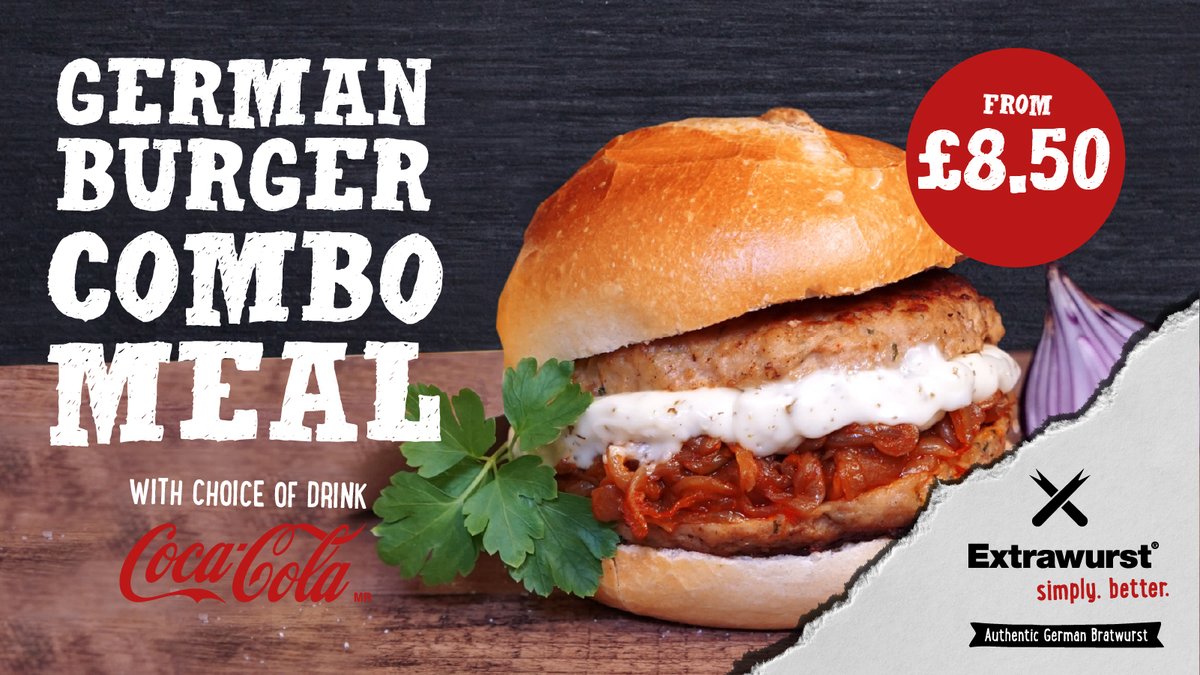 A seasoned pork burger, a mix of glazed onions and our signature curry sauce, served with mayo on a Brioche bun.
#burger #extrawurstuk