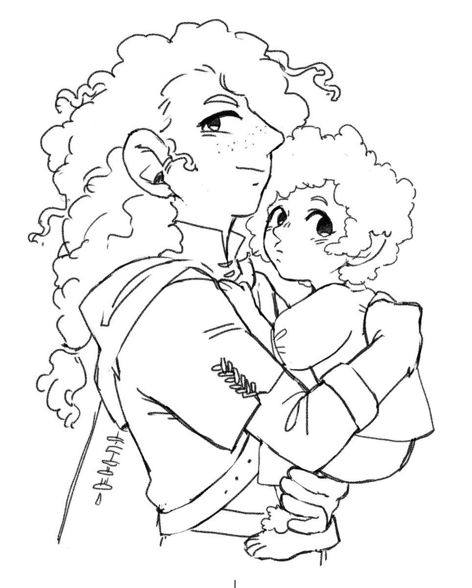 sketches I did this weekend at kumoricon, Frodo being physically affectionate and grown up pippin with his son faramir :) 