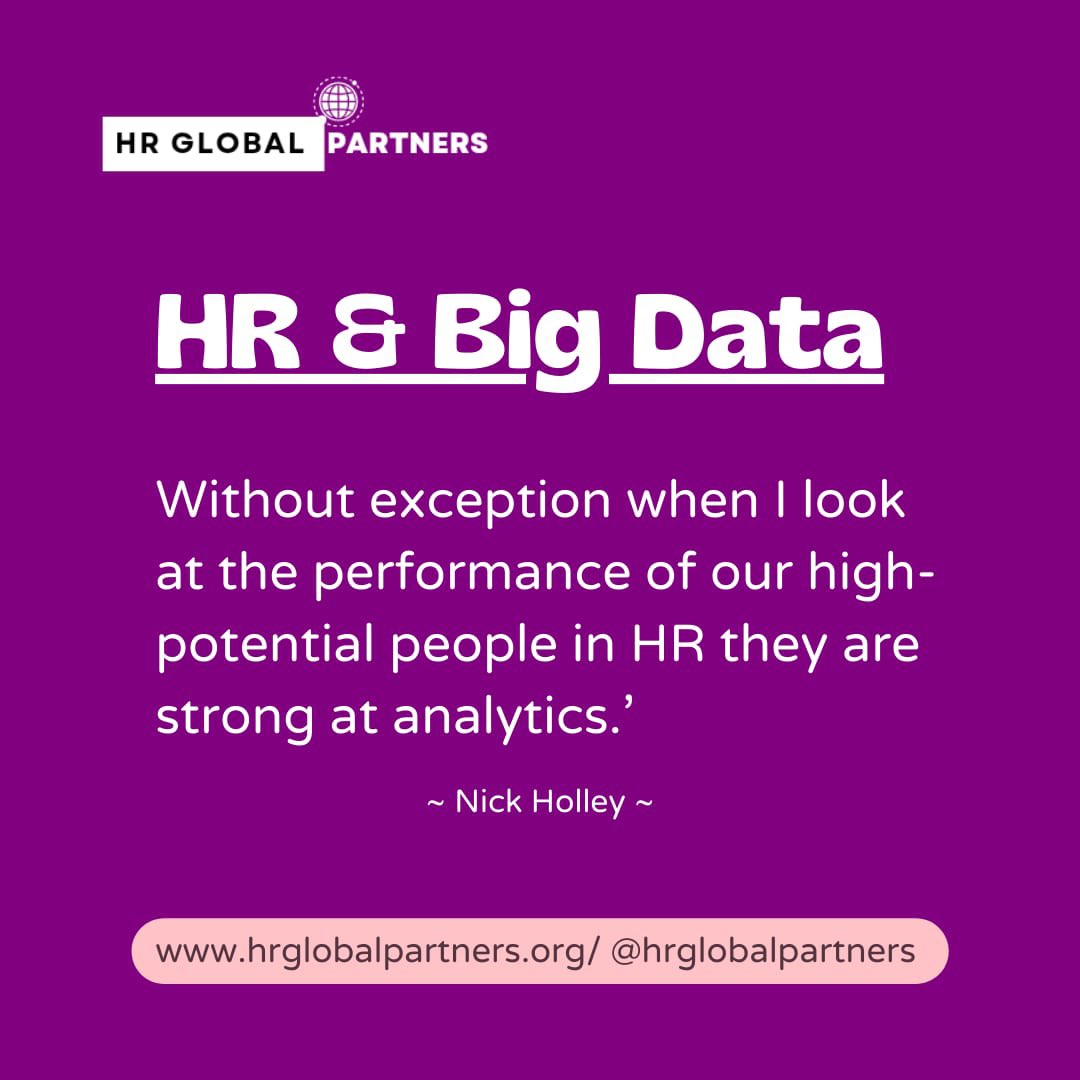 HRglobalpartner's tweet photo. Nick says successful HR professionals are strong at analytics.
Do you agree?
#hr #analytics #hrgp #hrgpcommunity #hrprofessionals https://t.co/T5rurysVjo