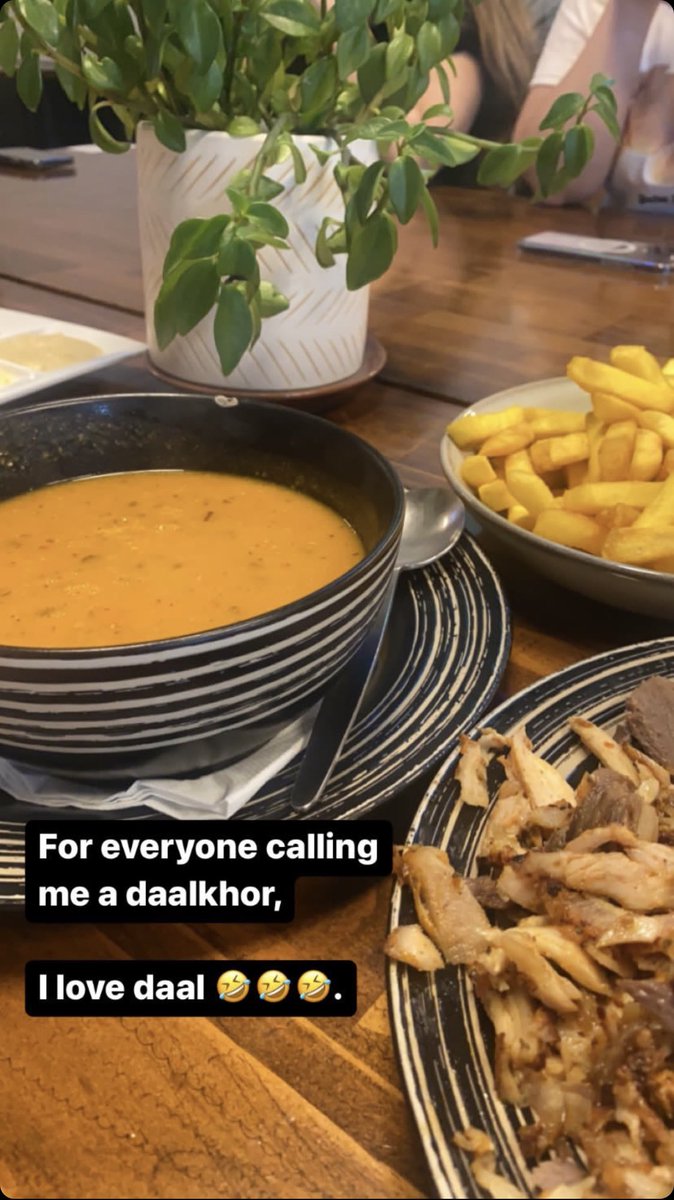 Naahsaatan's tweet photo. For everyone calling me a daalkhor.

I love daal. 😂 https://t.co/USIZMCLvAQ