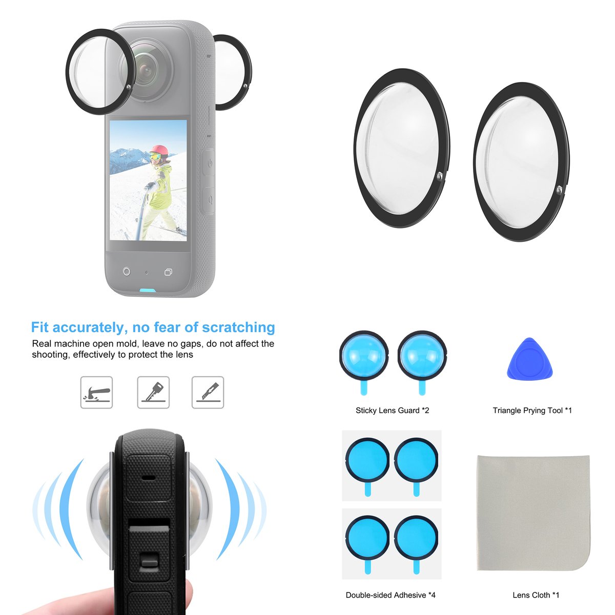 PULUZfans's tweet photo. PULUZ Lens Guard PC Protective Cover for Insta360 X3
📌Waterproof, anti-oil, anti-dust and anti-collision
📌High light transmittance
🛍️Shop Item #: PU806B
🛍️Shop Now👉https://t.co/HBrtTIaRWG
🔎Search 'PULUZ' to explore more!🔍
#PULUZ #LensGuards #Lenscover https://t.co/28CzQ8vcmW