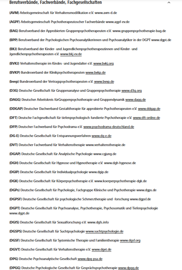 AThobaben's tweet photo. Es gibt Berufs- und Fachverbände für #Psychotherapeut*innen. 

Die Anzahl der #Berufsverbände für PP und KJP ist übersichtlich:
@DPtVBund
@DGVT_Info 
@bvvp1
@VPPimBDP
#DGPT
#BKJ
#VAKJP

#Fachverbände gibt es in deutlich größerer Zahl, z.B.:
https://t.co/mhhaUVJ9EL

#Servicetweet https://t.co/ZZfkUmRcZG