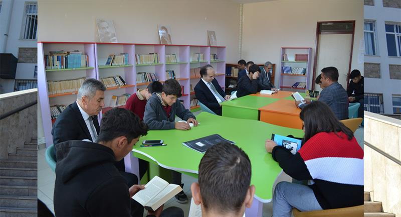 TCKorkuteli's tweet photo. Antalya Vali Yardımcısı Yalçın Sezgin ve İlçe Kaymakamı Sezgin Üçüncü AHENK Projesi kapsamında Mesude – Erol Memioğlu Mesleki ve Teknik Anadolu Lisesi ziyaret etti. https://t.co/myIC3021Yb https://t.co/6f8crAe42N