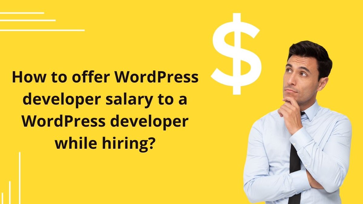 AlifiyaMustafa5's tweet image. How much is the WordPress developer&apos;s salary in the USA? Check out this guide to offer the right salary to your candidates.

uplers.com/blog/wordpress…

#WordPressDevelopeSalary #WordPressSalary #WebDeveloperSalary #SalaryInUSA #WordPressDeveloperSalaryInUSA #DeveloperSalaryInUSA