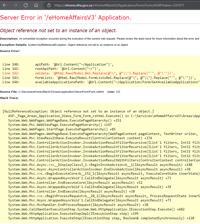 Oh wonderful, apparently my ID number in book is incorrect according to <a href="/Vodacom/">Vodacom</a> but my <a href="/HomeAffairsSA/">HomeAffairsSA 🇿🇦</a> account confirms it is the same as in my original book, but also trying to apply for smart card, website fail 🙄