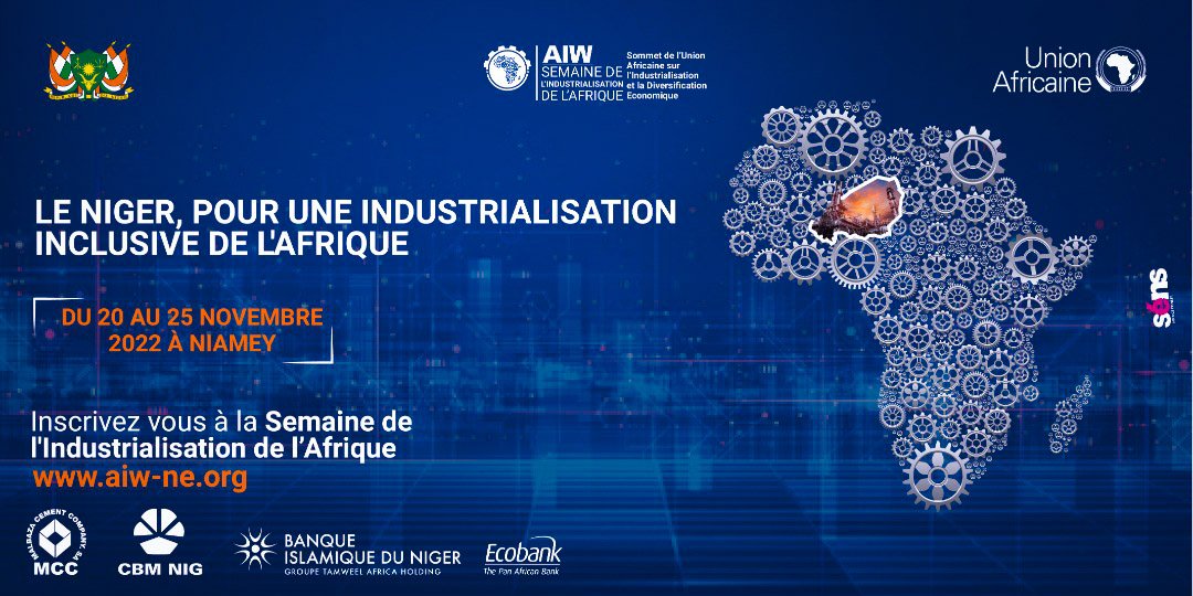 Sommet de l'<a href="/_AfricanUnion/">African Union</a> sur L'industrialisation et la Diversification Economique. “Industrialiser l'Afrique: un engagement renouvelé pour une industrialisation et une diversification économique inclusives et durables.”
Du 20 au 25 Novembre 2022.
#Africalndustrialization