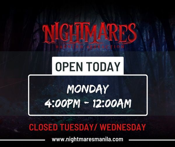 See you at Nightmares tonight!