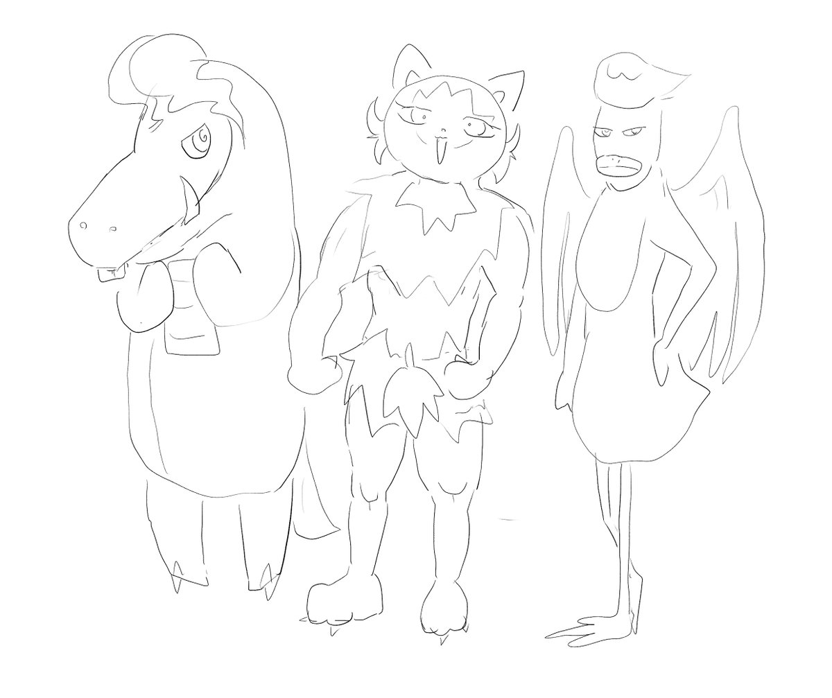 御三家進化予想です 