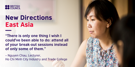 idLearnEnglish's tweet photo. New Directions conference in English Language Assessment is December 2022. Should you attend? Read this honest tip from a past participant... and join language testing professionals from around the world. Register today at: https://t.co/FCEaRiDstk

#2022NewDirections https://t.co/f3aXsLHWSD