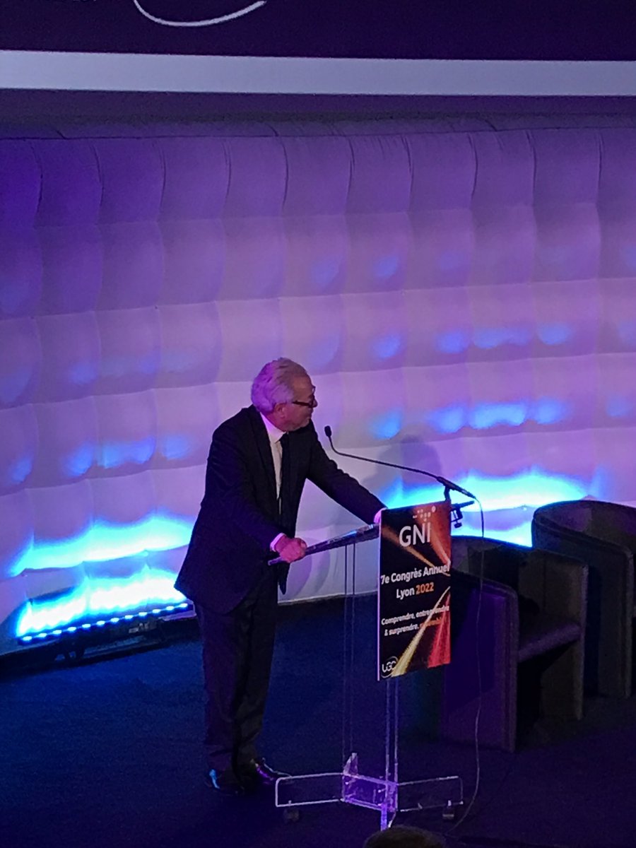Ouverture du 7e congrès du @GNI_CHR à Lyon 
Discours de Didier chenet