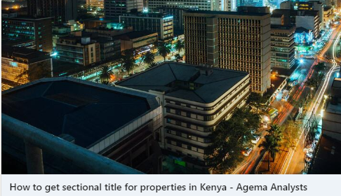 AgemaAnalysts's tweet photo. In today’s blog, we discuss how sectional titles are created and the concrete steps to be taken to obtain the same. We shall also discuss the conversion of existing sub-leases into sectional titles.

Read More: https://t.co/YDzj7yT3Oe

#kenya #sectionaltitle #realestate https://t.co/j4UD5eWVmE