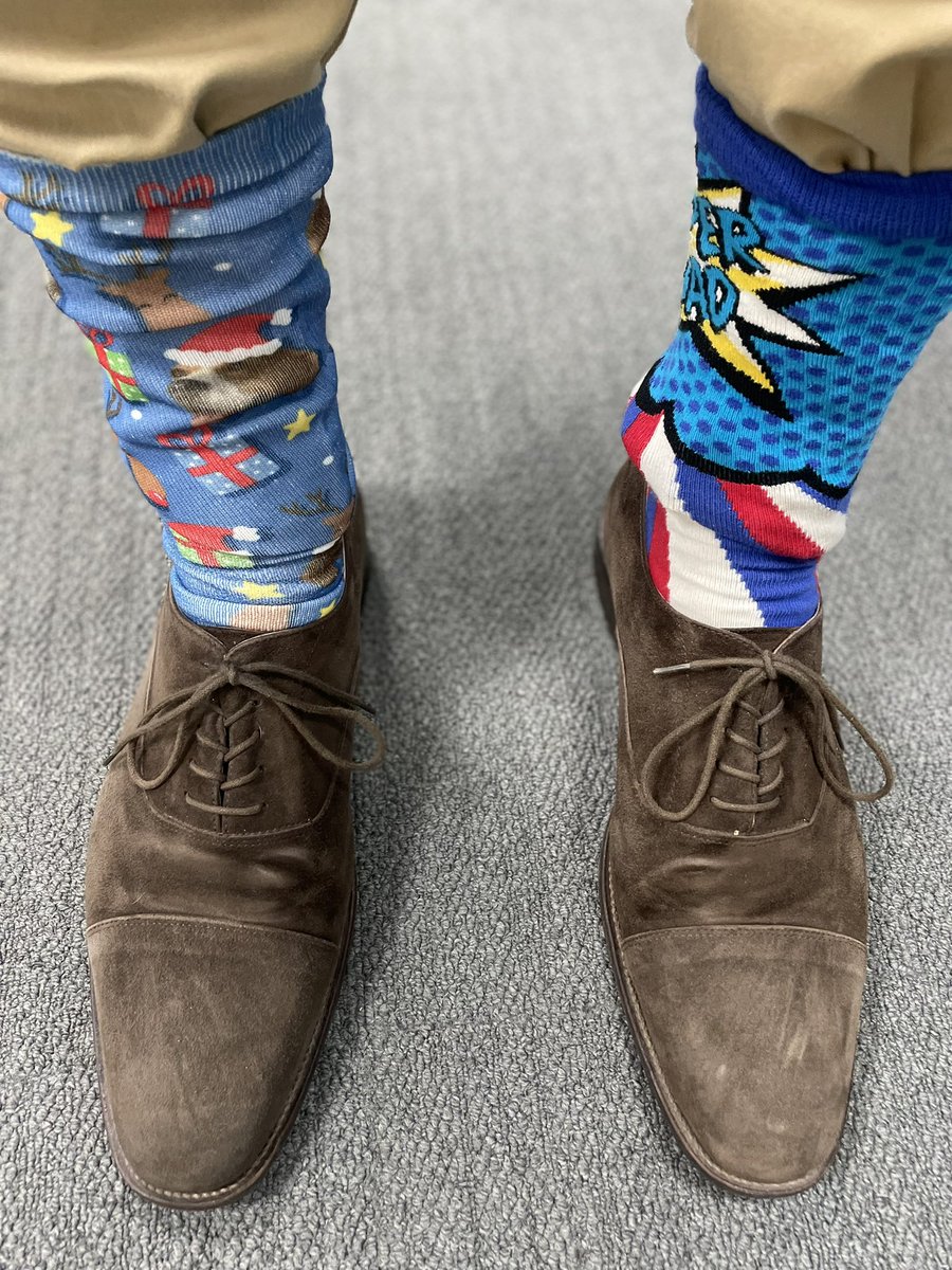 Let’s go #OddSocksDay. Thank you to <a href="/AmycCarroll/">Amy Carroll</a> for my personalised Christmas socks last year 🐶!

#wellness #wellbeing <a href="/DIAdubai/">DIA | Emirates Hills</a> #ReachOut