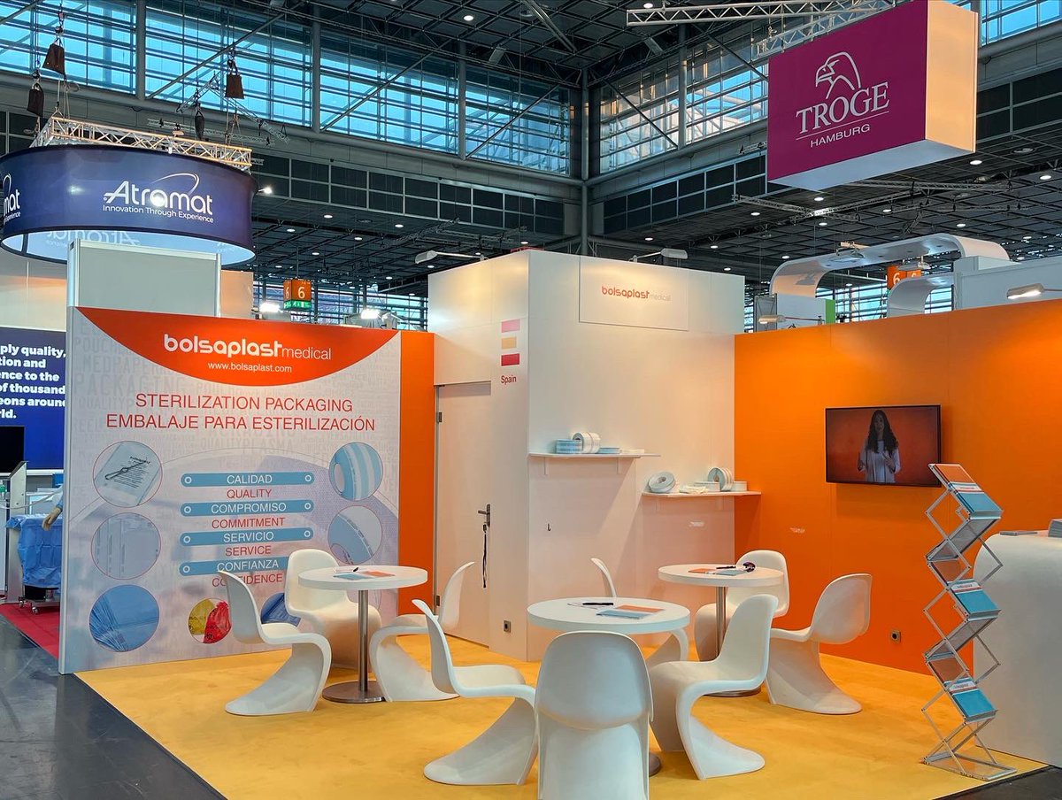 Bolsaplast's tweet photo. En @MEDICATradeFair in #dusseldorf
Preparad@s Ready !! Hall 6 G31 #sterilizationpackaging #patientesafety @Miriamcanada @Yoaquiahora https://t.co/qLPdePb0PW