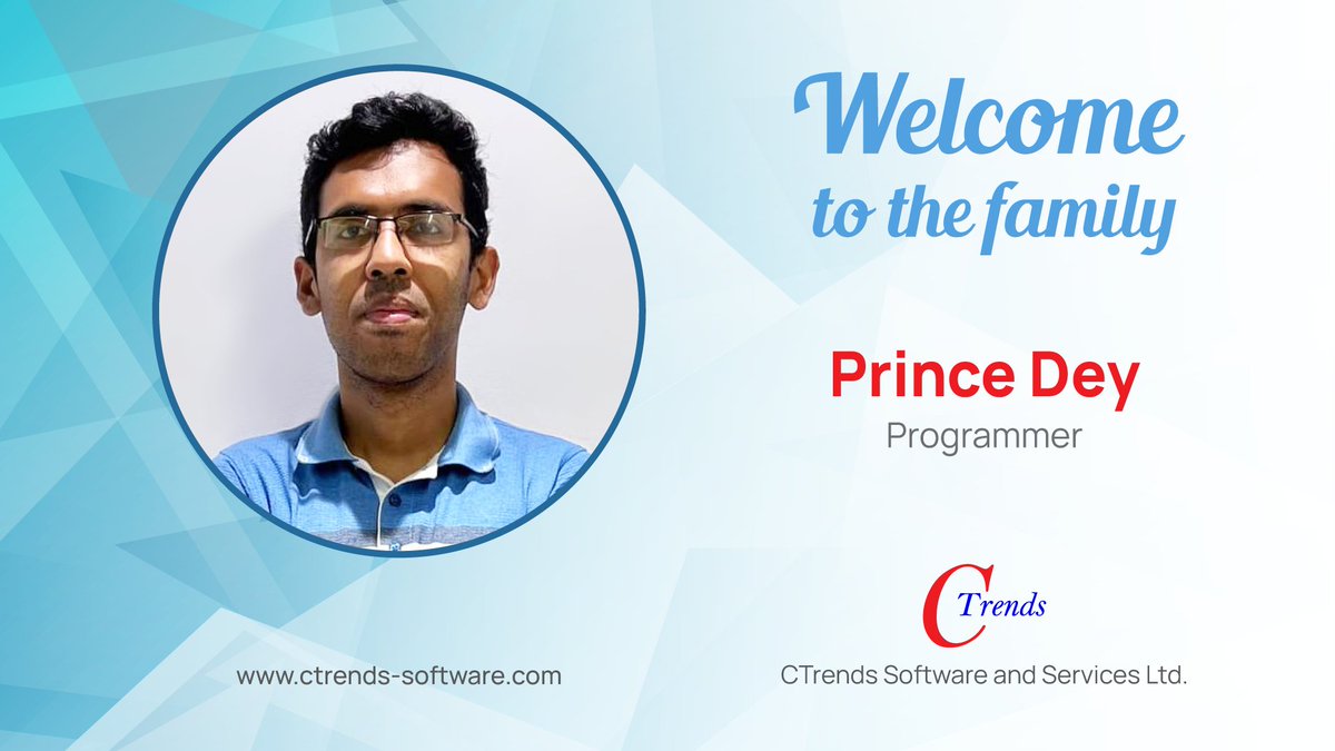 CTrendsSoftware's tweet image. Welcome to the team. We’re delighted to have you on board.