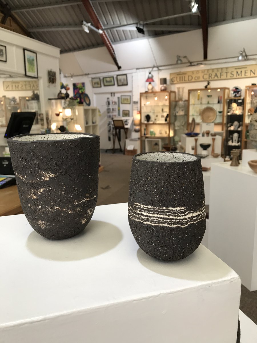 SomersetGuild's tweet photo. We have a special display of #MakerOfTheMonth Cheryl Cork’s ceramic pieces in the Guild gallery in Wells - visit the Gallery on Broad Street, next to Pickwick’s cafe - currently open Monday to Saturday from 10-4 until Christmas. We look forward to seeing you there! https://t.co/Zgve6EAirP