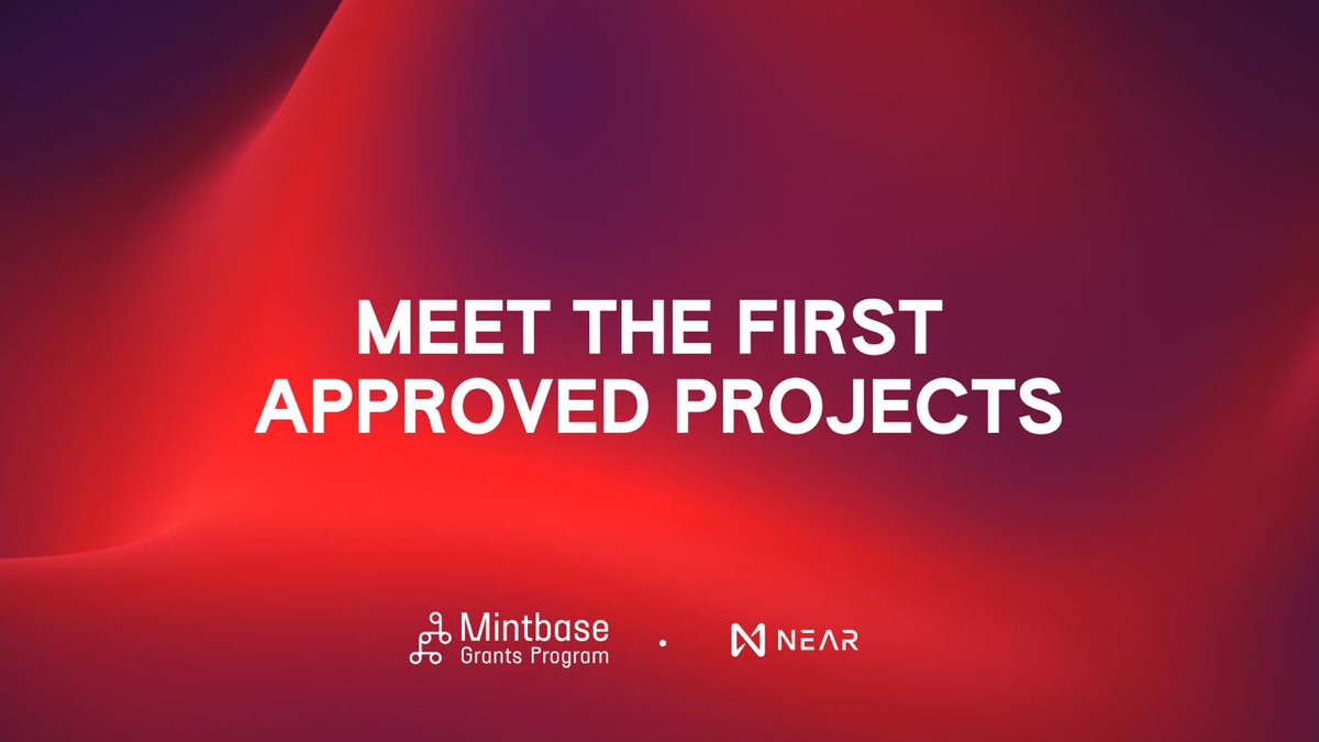 ama_protocol's tweet photo. Exciting news! We've funded the first six projects of the Mintbase grants program, in partnership with @NEARProtocol. 

Let's dive into what they're building: https://t.co/C5Bf3B8o3M