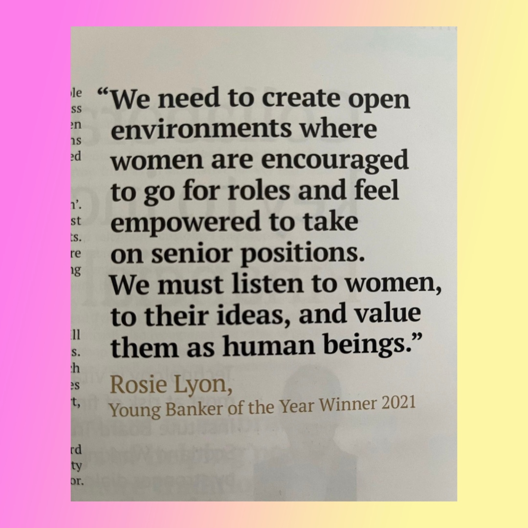 Yes Rosie! Workplaces need to VALUE women ✊ 

#MotivationalMonday #feminism
