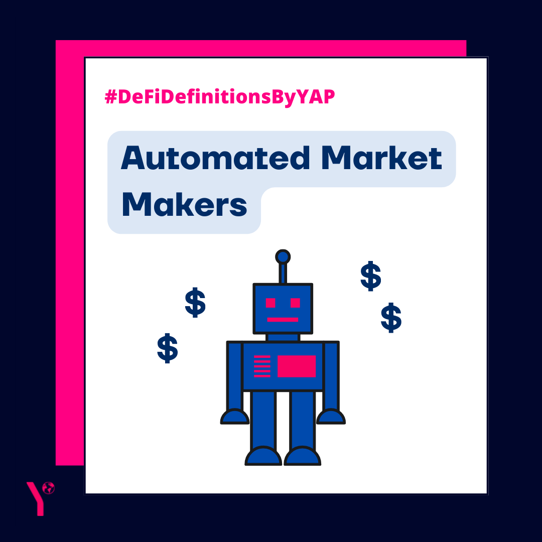 YAPGlobalTeam's tweet photo. How can people exchange assets with one another without a middleman?
@KryptoKittyAPAC shares what Automated Market Makers (AMM) are and how they work in the 44th edition of our weekly newsletter, The Context ๐
Read here:ย https://t.co/XJr3hP2I6L
#DeFiDefinitionsByYAP https://t.co/Q2sfQTZFa4