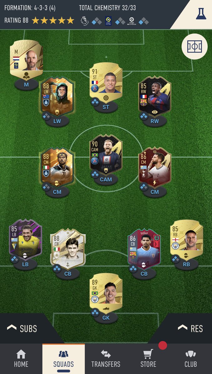 🤩 Before vs After opening saved packs for the World Cup promo!

👇 How are your teams looking now? 

#FIFA23 | #FUT