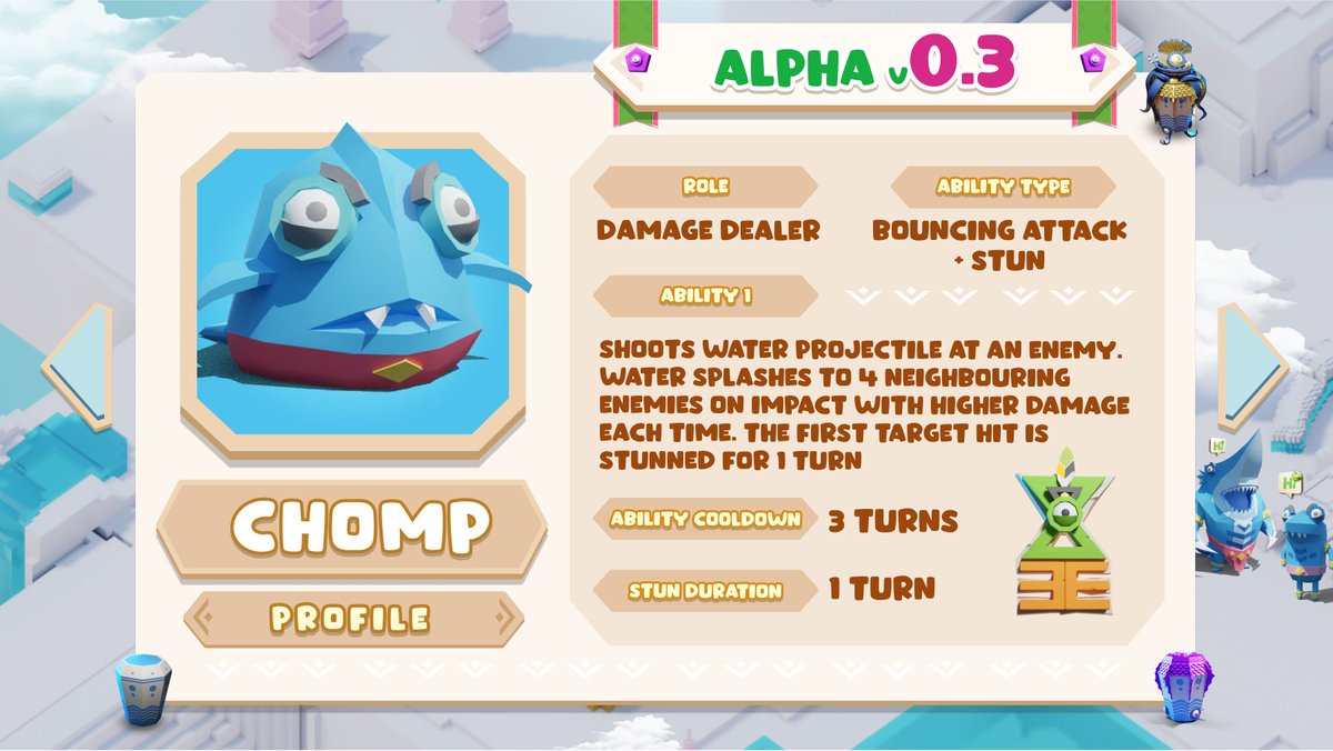 ZeeverseGame's tweet photo. #Chomp is ready to stomp⚔️

But are you ready to take him out to conquer the #ZEE dungeons👾? 

#ZEE9 #ZeeAlpha #Development https://t.co/yqslbimA2N