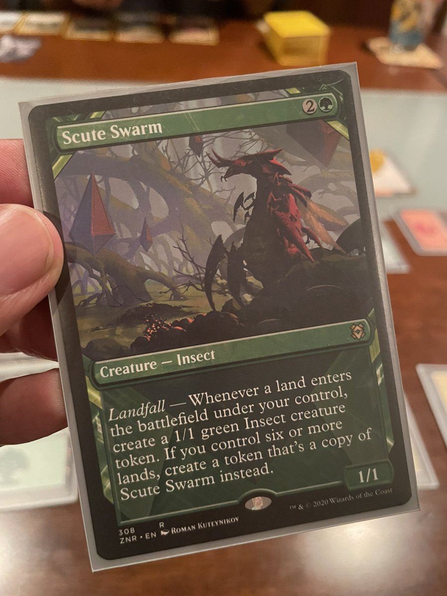 ElTafanario's tweet image. Today I made 147.456 of these babies… and I couldn’t be happier (yes, I won). #MTG #ScuteSwarm #BugArmy