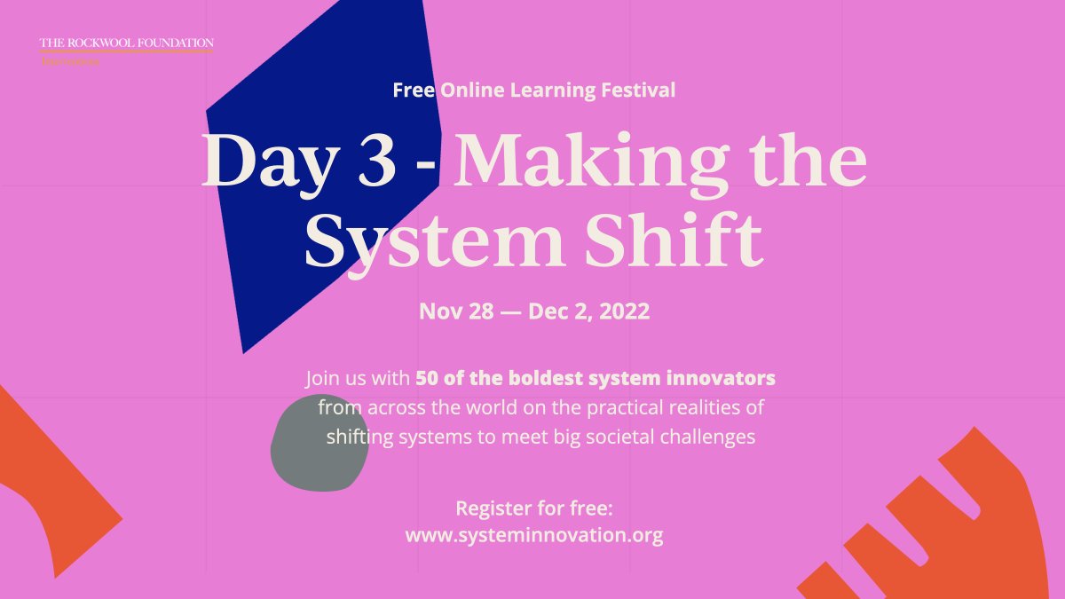 jeneralife's tweet image. Are we hitting the target but missing the point?🎯In Day3 of #MakingTheSystemShift we&apos;ll be looking at how to tell if we&apos;re making progress on deeper system shifts and what new roles evaluation &amp;amp; evaluators can play. More in🧵👇Sign up to claim your place! systeminnovation.org/learning-festi…