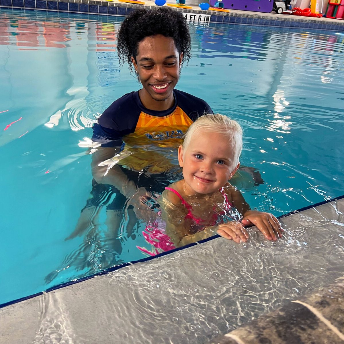 Summer swimmers are made in winter lessons! 💪🏽

🌡️Indoor heated pools 91F
🗓️Flexible schedule 
🏊🏼‍♀️Progress based curriculum 
🍼Lessons starting at 2 months old

Start your swim journey today! Schedule your FREE trial TODAY
904-775-9400 | aquafinswimschool.com