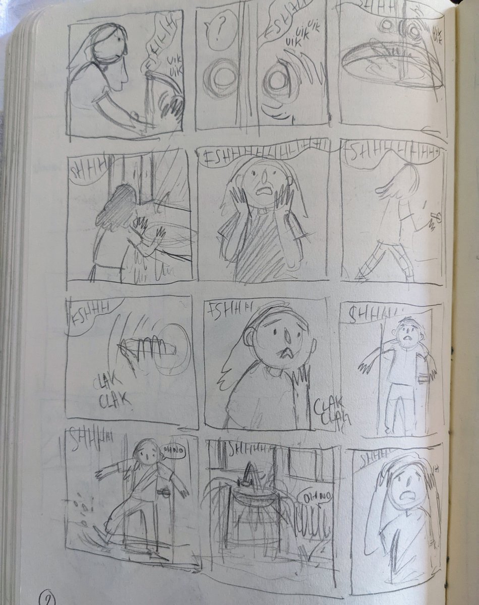 Thank you all so much for the enthusiastic response to this comic!! Here are some parts of the storyboard that I think look funny. 