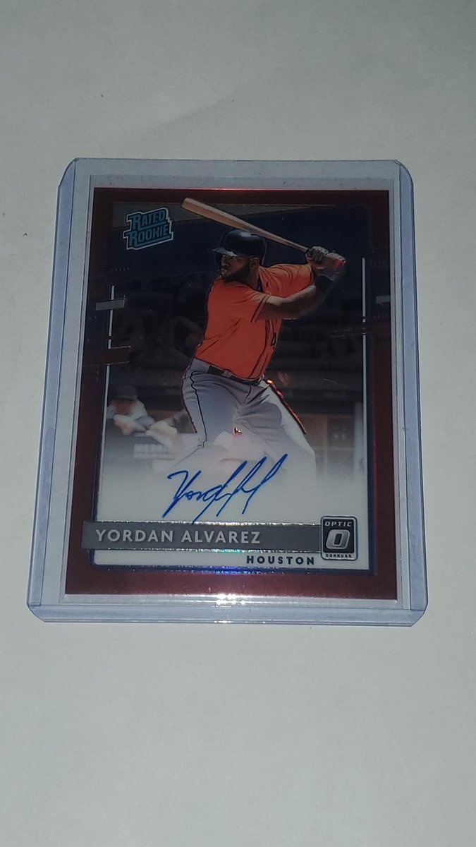 ISellCards2U's tweet photo. Yordan Alvarez Rated Rookie on card Auto 43/50🔥🔥🔥

$345 OBO Shipped👀

@HobbyConnector @linkmycard @CollectTheGame @collectorconn19 @Hobby_Connect  @ILOVECOLLECTIN1 @HiveRetweets @CardboardEchoes RTS AND LIKES APPRECIATED ❤️ https://t.co/wFIHK75n5f