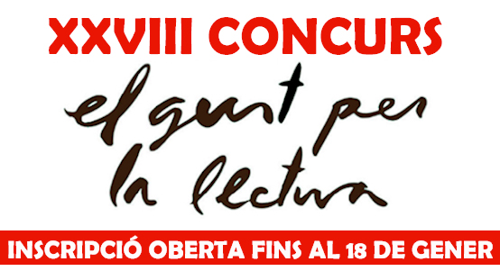 📚 Ja s'ha obert la inscripció per participar en el «XXVIII Concurs #ElGustPerLaLectura ». Consulteu els detalls d'aquesta edició,  les categories, les obres proposades i animeu-vos a participar-hi!

📅 Fins al 18 de gener de 2023
🔗 xtec.gencat.cat/ca/centres/pre…

#AlsCentres