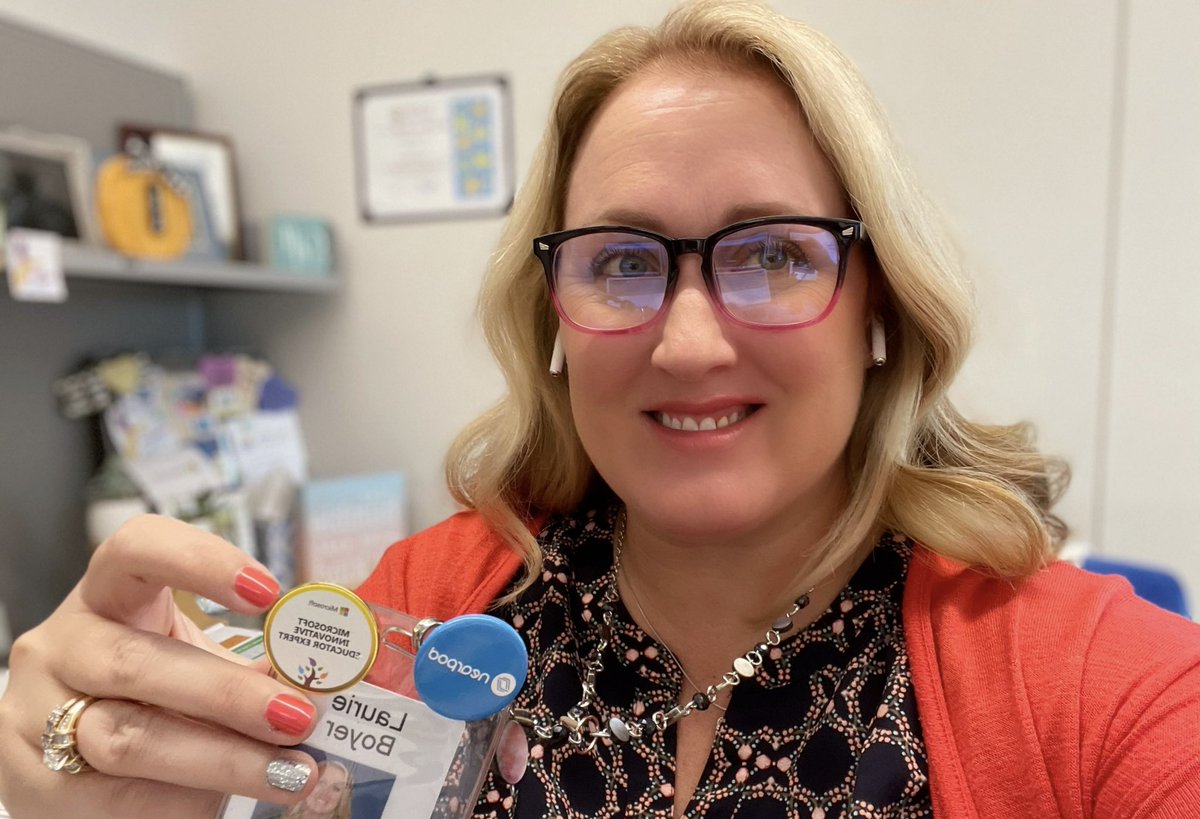 Thanks <a href="/MakingCentsOfIt/">Cori</a> for ordering the #MIEE pins! I proudly added it to my badge this morning! #MIEExpertFL <a href="/FloridaMIEE/">Florida MIEE</a> #MicrosoftMondayMoment #EdTech #GirlsInTech <a href="/MIEE_Flopsie/">Flopsie Llama</a> <a href="/jenemitchell/">Jennifer Mitchell</a> <a href="/VictoriaTheTech/">Victoria Thompson, M.S. is at FETC!</a>
