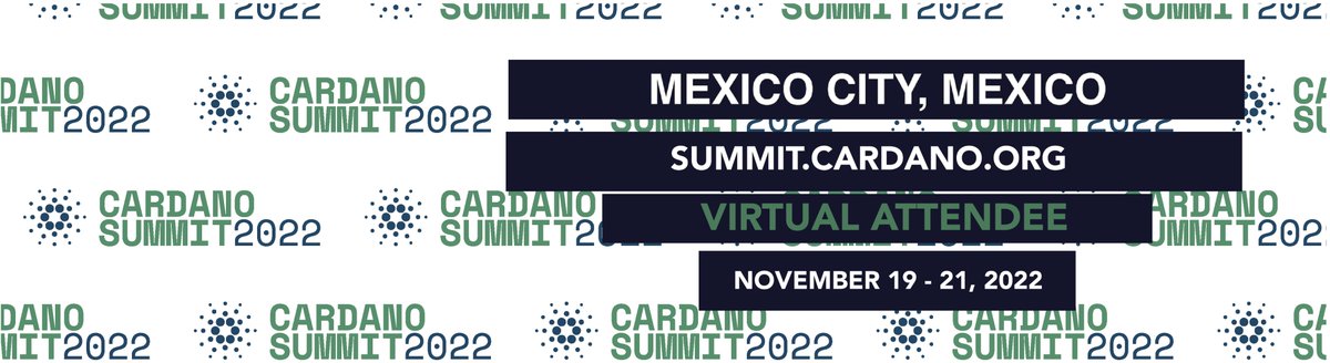 SampsonDaniel's tweet photo. #CardanoSummit2022 #MexicoCity is going to be a unique event with 10+ speakers, workshops, online hackathon, and NFT gallery.

If you're attending the event in person or virtually, choose a banner and represent #CardanoMexico !

Surprises incoming 🚨💥 https://t.co/qqXguSZ0zP