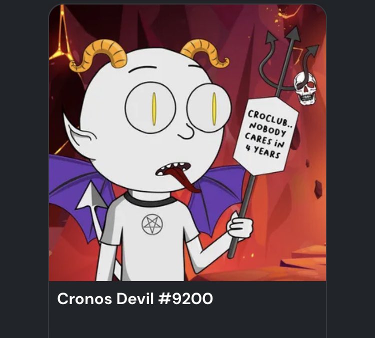 Don’t worry <a href="/kris/">Kris | ai.com</a> the Devil still lives cro fam!!!  #CRO #crofam !!
