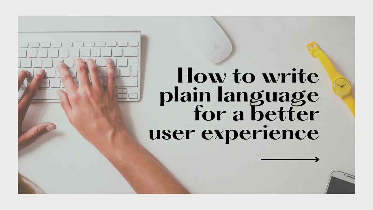 How to Write Plain Language for a Better User Experience by <a href="/usertesting/">UserTesting</a> 

Are all those fancy words you’re plugging in to impress actually driving your readers away?  #StealFromMarketing

buff.ly/3Gaa9G0