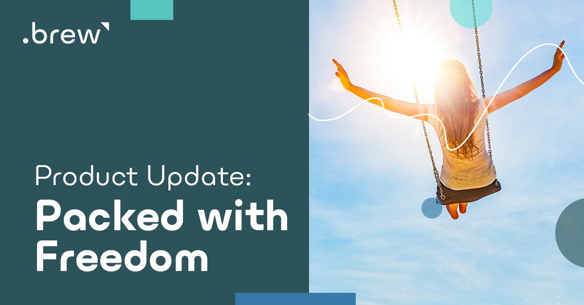 get_brew's tweet photo. A Brew update!
We have made amazing updates that give you the freedom to self-serve and focus on the most relevant priorities. We’ve also made significant UI &amp; UX improvements, to help you make the most out of your Brew account.
Learn more > https://t.co/22hdDPPrCV
#ProductUpdate https://t.co/79WxblF2EO
