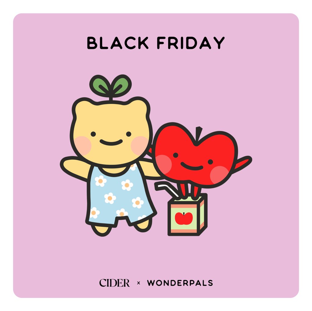 ShopCider's tweet photo. Holiday season is coming🎁 and our CiderPal gift cards redemption window is open today! 🥳 @WonderPals 

The total value of the gift cards will be USD 130 and we will distribute them through 4 redemption windows from Nov to Feb during this holiday season. https://t.co/XxiioxODRO