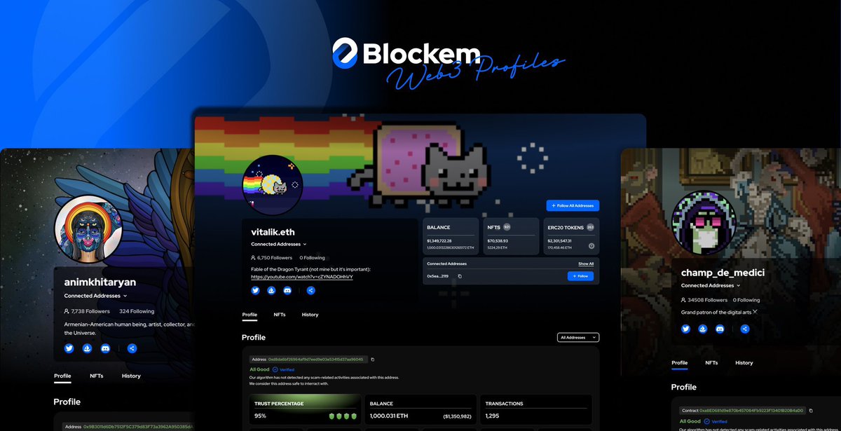 Blockem_eth's tweet photo. 🔥 As promised, GIVEAWAY 2🔥

A feature on our 1st page, a free @theaventors NFT &amp; your fav project’s floor swept!

1. Create Profile to enter -> https://t.co/fHbuMTXq7F

2. Comment profile link.

-Follow: 2 extra entries 

-Customize profile: 3 extra entries.

Ends Friday. 🍀 https://t.co/I34El0QECW