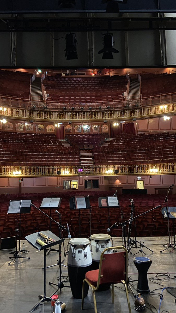 Today’s office. So good to be back at <a href="/NewWimbTheatre/">New Wimbledon Theatre</a> for a full day of jazz with <a href="/BluesRootsBand/">Blues&RootsEnsemble</a> &amp; <a href="/mertonmusic/">MertonMusic</a>. 
#Photographer #Wimbledon #Merton #SW19