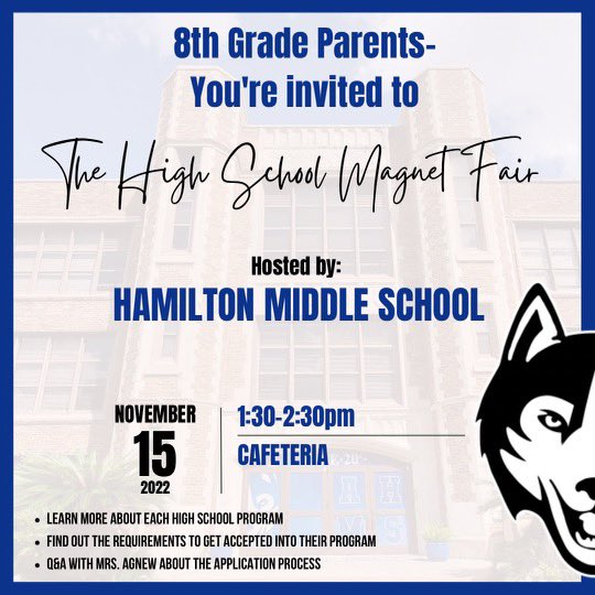 Alexander Hamilton MS HISD tweet media