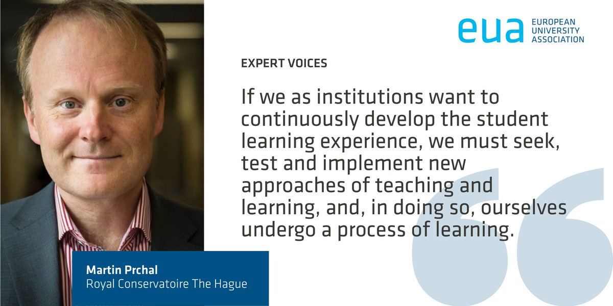 Martin Prchal @KonContweets expands the debate on #teaching and #learning to how institutions should see themselves as learners in their endeavours to improve the learning experience of their students. Read his #EUAexpertVoices article 🔗 bit.ly/3A0h0y9 #LOTUS_EU