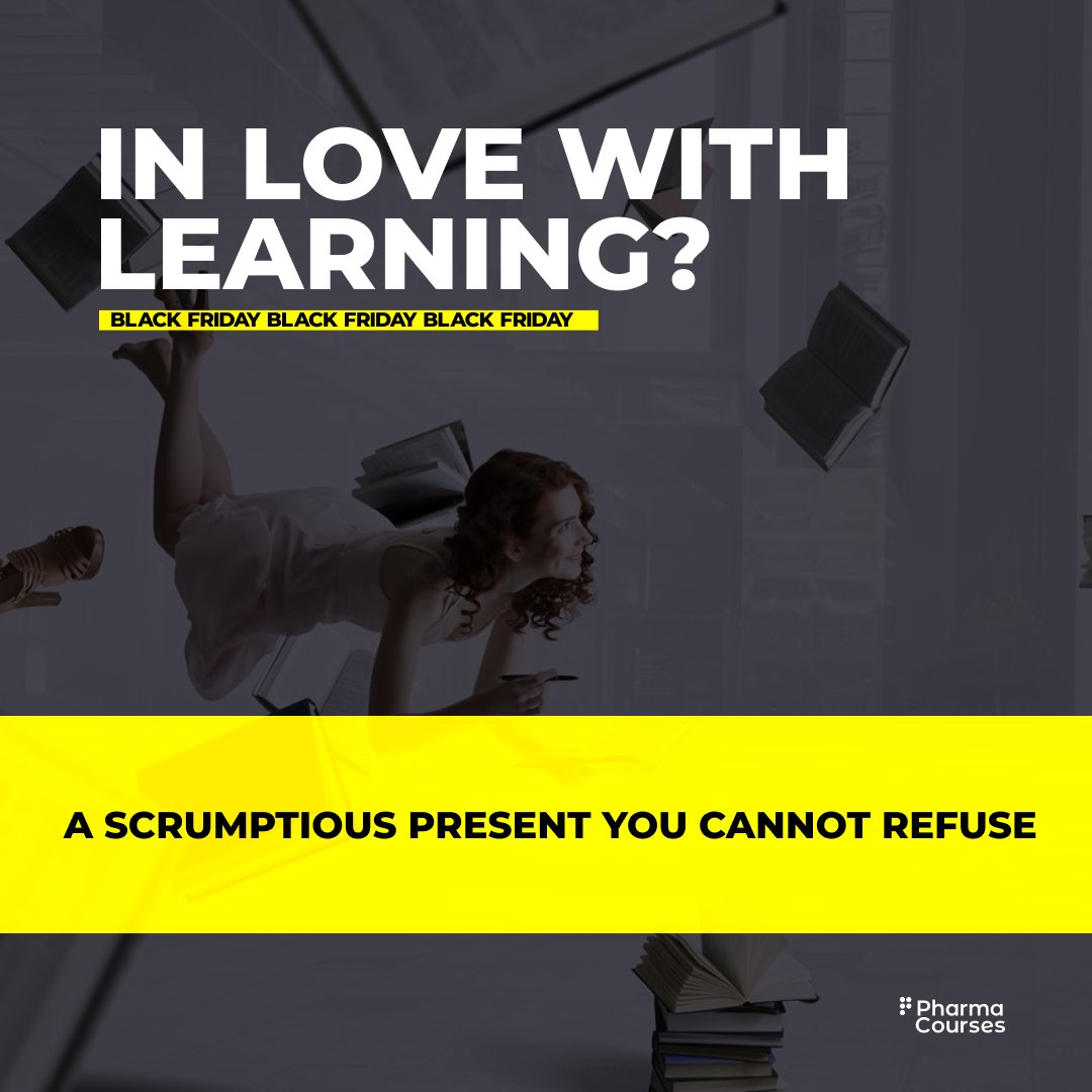 PharmaCourses's tweet photo. Black Friday for those who love learning 
⠀
What have we prepared for you? 
🔥 🔥🔥 40% off all CPD courses on PharmaCourses website.🔥🔥🔥
⠀
The offer is valid till November 28. Hurry up!
⠀
➡️ Choose courses via the link: https://t.co/fGX0Jiesbr
⠀
#pharmacourses #blackfriday https://t.co/Yt9DYDOZuV